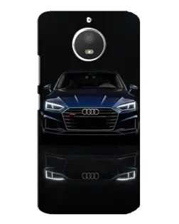 Чохол для Motorola MOTO E4 з картинкою «Audi — нічне відображення»