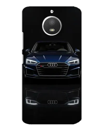 Чохол для Motorola MOTO E4 з картинкою «Audi — нічне відображення»