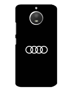 Чохол для Motorola MOTO E4 з картинкою «Audi White Logo»