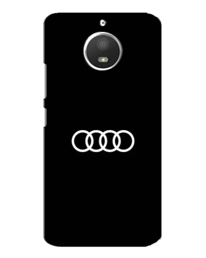 Чохол для Motorola MOTO E4 з картинкою «Audi White Logo»