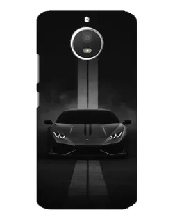 Чохол для Motorola MOTO E4 з картинкою «Lamborghini симетрія доріг»
