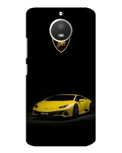 Чохол для Motorola MOTO E4 з картинкою «Lamborghini жовтий акцент» Чохол для Motorola MOTO E4 з картинкою «Lamborghini жовтий акцент»