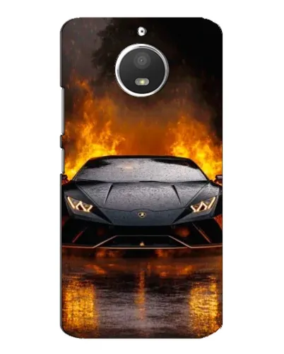 Чохол для Motorola MOTO E4 з картинкою «Lamborghini у вогні» Чохол для Motorola MOTO E4 з картинкою «Lamborghini у вогні»