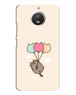 Чехол для Motorola MOTO E4 с картинкой «Пушин на шариках»