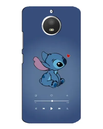 Чехол для Motorola MOTO E4 с картинкой «Музыкальный Stitch»