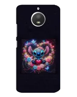 Чехол для Motorola MOTO E4 с картинкой «Stitch в цветах» Чехол для Motorola MOTO E4 с картинкой «Stitch в цветах»