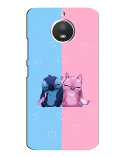 Чехол для Motorola MOTO E4 с картинкой «Stitch и Angel Love» Чехол для Motorola MOTO E4 с картинкой «Stitch и Angel Love»