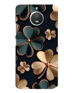 Чохол для Motorola MOTO E4 з картинкою «Конюшина в золоті»