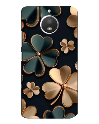 Чохол для Motorola MOTO E4 з картинкою «Конюшина в золоті»