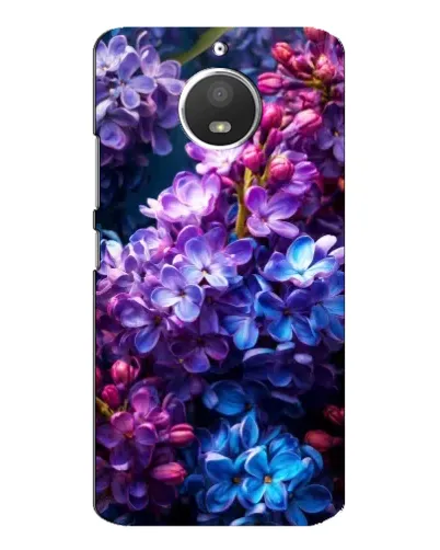 Чохол для Motorola MOTO E4 з картинкою «Бузковий цвіт»