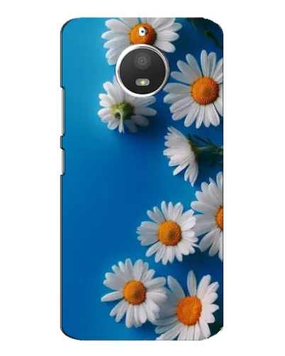 Чохол для Motorola MOTO E4 з картинкою «Білосніжні маргаритки»