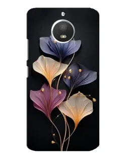 Чохол для Motorola MOTO E4 з картинкою «Лілові квіти грації»