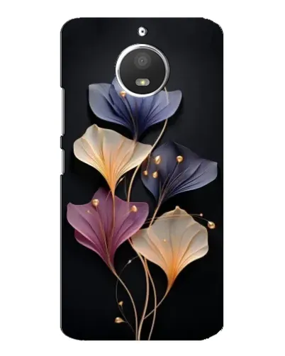 Чохол для Motorola MOTO E4 з картинкою «Лілові квіти грації»