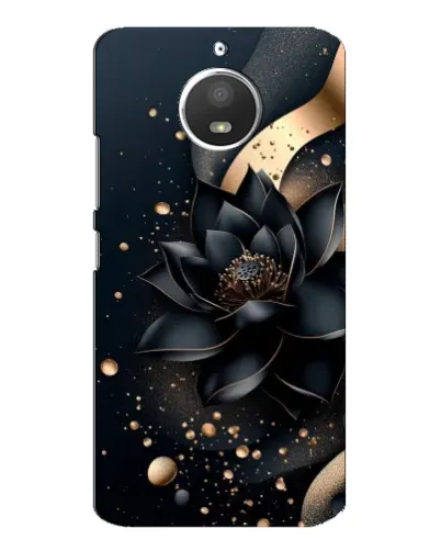 Чохол для Motorola MOTO E4 з картинкою «Чорний лотос»