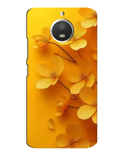 Чохол для Motorola MOTO E4 з картинкою «Золоті пелюстки»