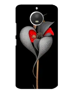 Чохол для Motorola MOTO E4 з картинкою «Срібна фантазійна квітка»