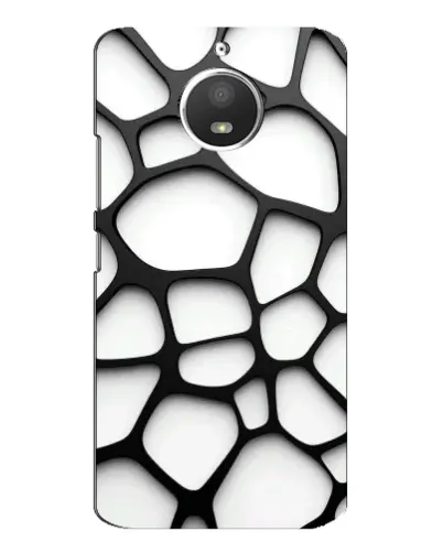 Чохол для Motorola MOTO E4 з картинкою «Біла об'ємна сітка» Чохол для Motorola MOTO E4 з картинкою «Біла об'ємна сітка»