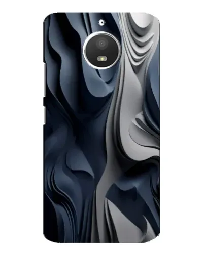 Чохол для Motorola MOTO E4 з картинкою «Об'ємні сині складки» Чохол для Motorola MOTO E4 з картинкою «Об'ємні сині складки»