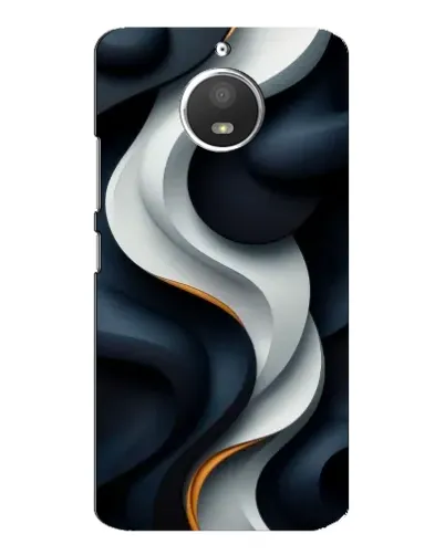 Чохол для Motorola MOTO E4 з картинкою «Об'ємні чорно-білі стрічки» Чохол для Motorola MOTO E4 з картинкою «Об'ємні чорно-білі стрічки»