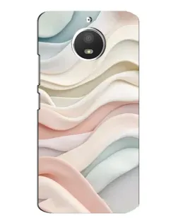 Чохол для Motorola MOTO E4 з картинкою «Пастельні ніжні хвилі»