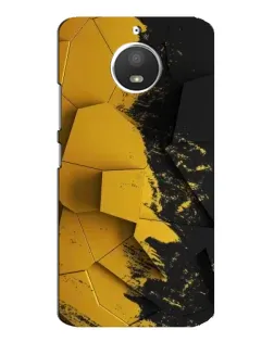Чохол для Motorola MOTO E4 з картинкою «Золоті уламки геометрії»