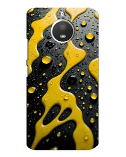 Чохол для Motorola MOTO E4 з картинкою «Рідке жовте золото»
