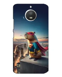 Чехол для Motorola MOTO E4 с картинкой «Капи-мен супергерой»
