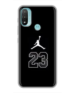 Чохол для Motorola MOTO E40 з картинкою «Jordan Flight 23»