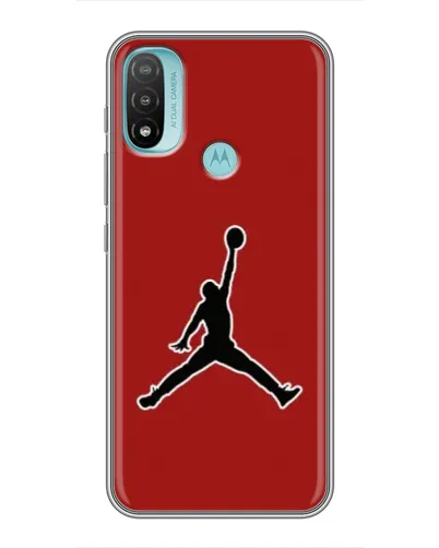 Чохол для Motorola MOTO E40 з картинкою «Jordan Red Back» Чохол для Motorola MOTO E40 з картинкою «Jordan Red Back»