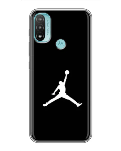 Чохол для Motorola MOTO E40 з картинкою «Jordan Silhouette» Чохол для Motorola MOTO E40 з картинкою «Jordan Silhouette»