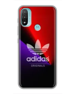 Чехол для Motorola MOTO E40 с картинкой «Adidas Red Neon»