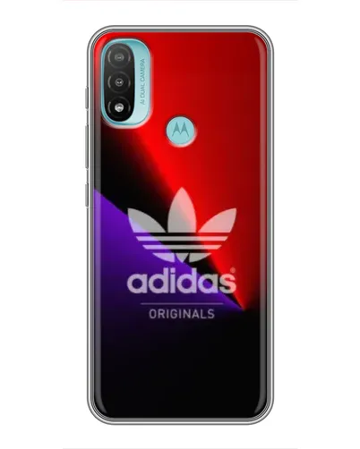 Чохол для Motorola MOTO E40 з картинкою «Adidas Red Neon»