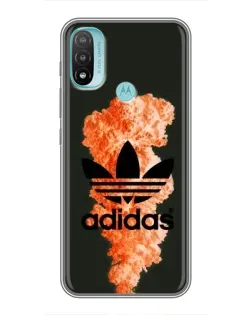 Чохол для Motorola MOTO E40 з картинкою «Adidas Classic White»