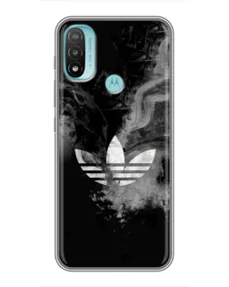 Чохол для Motorola MOTO E40 з картинкою «Абстрактний дим Adidas»