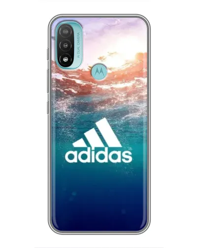 Чохол для Motorola MOTO E40 з картинкою «Океанська глибина адідас»