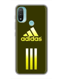 Чохол для Motorola MOTO E40 з картинкою «Оливковий градієнт Adidas»