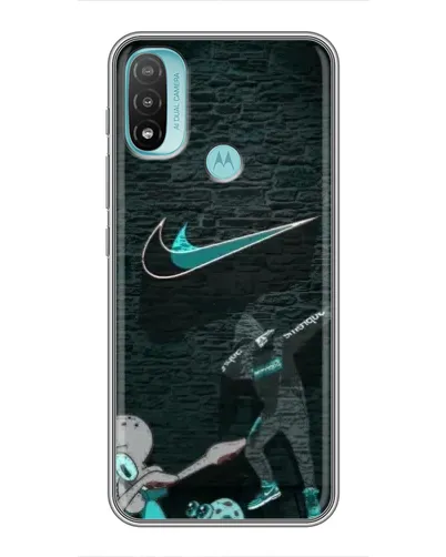 Чехол для Motorola MOTO E40 с картинкой «Спортивный арт Nike» Чехол для Motorola MOTO E40 с картинкой «Спортивный арт Nike»