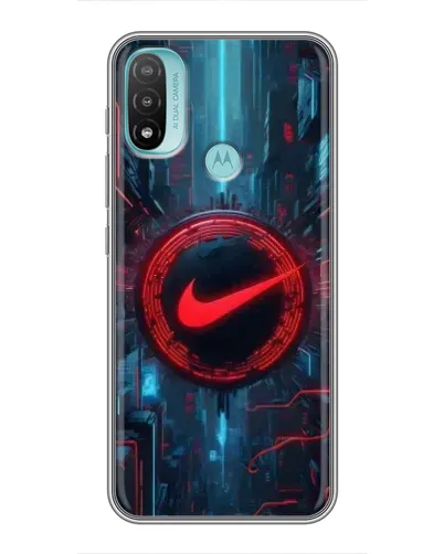 Чехол для Motorola MOTO E40 с картинкой «Техногенный стиль Nike» Чехол для Motorola MOTO E40 с картинкой «Техногенный стиль Nike»