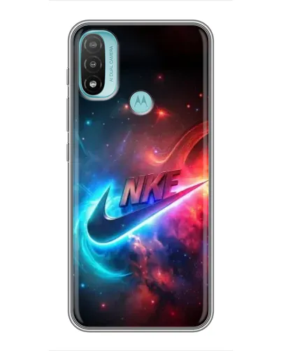 Чехол для Motorola MOTO E40 с картинкой «Огненный логотип Nike» Чехол для Motorola MOTO E40 с картинкой «Огненный логотип Nike»