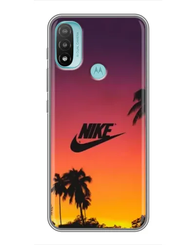 Чехол для Motorola MOTO E40 с картинкой «Nike на закате солнца» Чехол для Motorola MOTO E40 с картинкой «Nike на закате солнца»