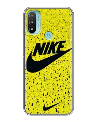 Чехол для Motorola MOTO E40 с картинкой «Желтый текстурный Nike» Чехол для Motorola MOTO E40 с картинкой «Желтый текстурный Nike»