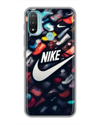 Чехол для Motorola MOTO E40 с картинкой «Коллекция кроссовок Nike» Чехол для Motorola MOTO E40 с картинкой «Коллекция кроссовок Nike»