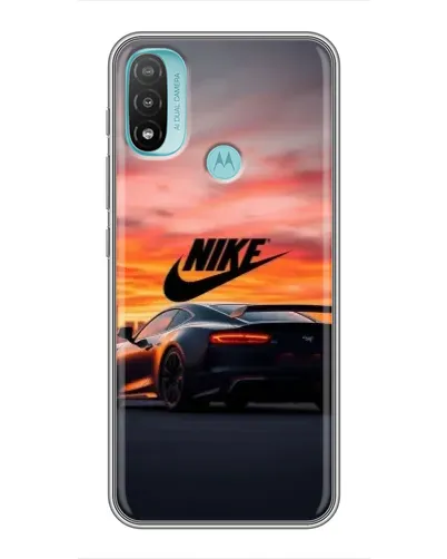 Чехол для Motorola MOTO E40 с картинкой «Nike и суперкар» Чехол для Motorola MOTO E40 с картинкой «Nike и суперкар»