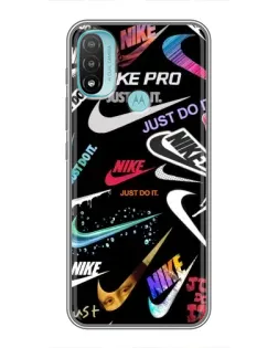 Чехол для Motorola MOTO E40 с картинкой «Nike — роскошь»