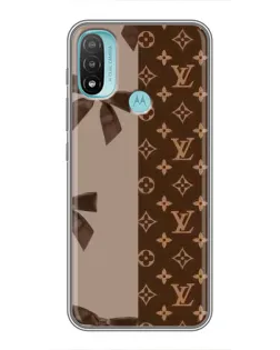 Чохол для Motorola MOTO E40 з картинкою «Louis Vuitton — банти»