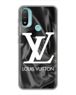 Чохол для Motorola MOTO E40 з картинкою «Шовковий Louis Vuitton»