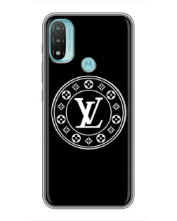 Чохол для Motorola MOTO E40 з картинкою «LV — печатка стилю»