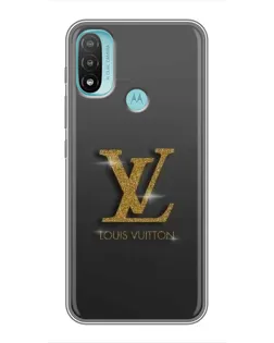 Чохол для Motorola MOTO E40 з картинкою «Градієнт Louis Vuitton»