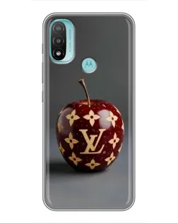 Чохол для Motorola MOTO E40 з картинкою «Червоне яблуко LV»