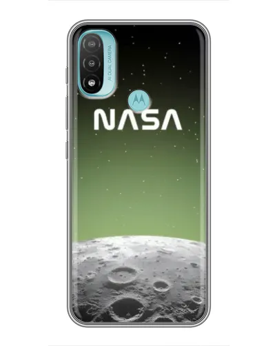 Чехол для Motorola MOTO E40 с картинкой «NASA — лунный градиент» Чехол для Motorola MOTO E40 с картинкой «NASA — лунный градиент»